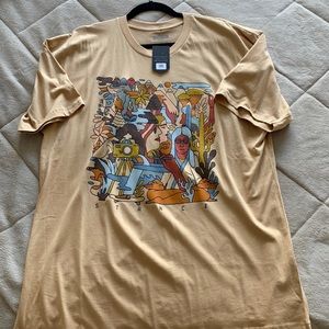 Stance short sleeve T-shirt in gold XL (new)